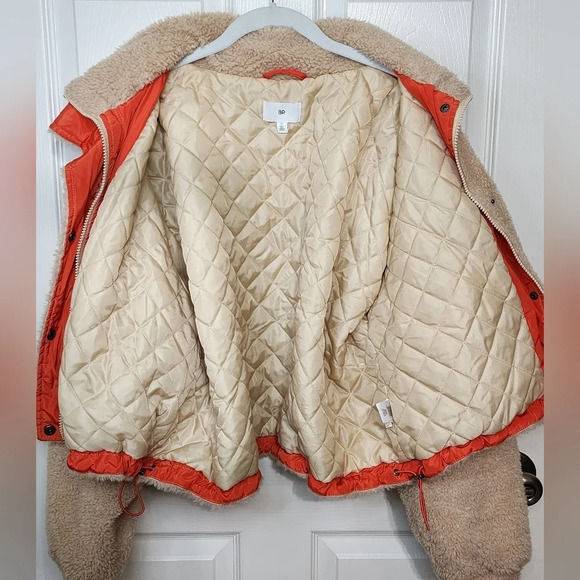 BP by NORDSTROM Faux Cropped Shearling Jacket - Picture 6 of 11
